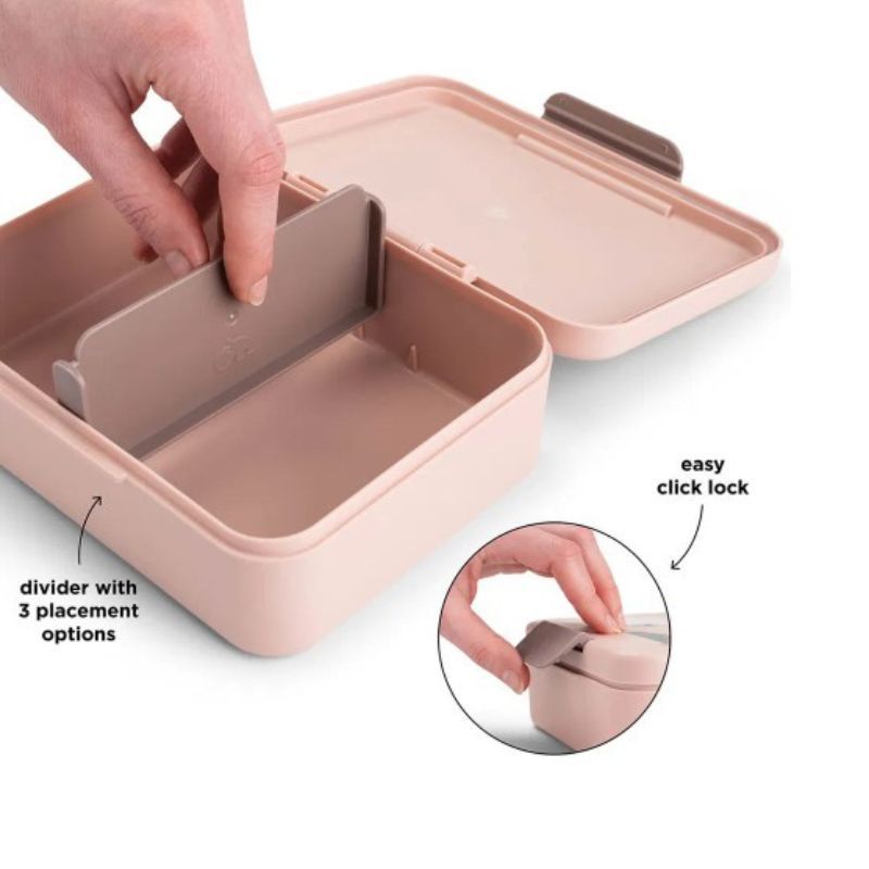 Matboks med motiv, Romdeler, Rosa